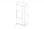 Preview: Vitrine ERISTO schwarz